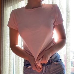 Lauren by Ralph Lauren light pink T-shirt